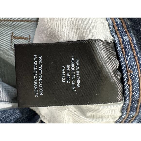 Ninth Hall Rogue Printed Light Aged Skinny Jeans Size 28 - Picture 8 of 16